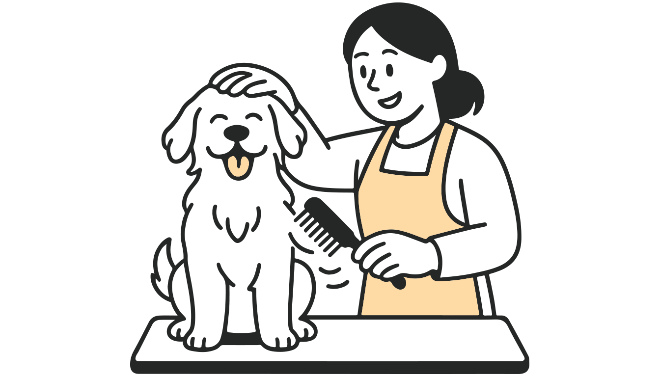 services dog grooming services